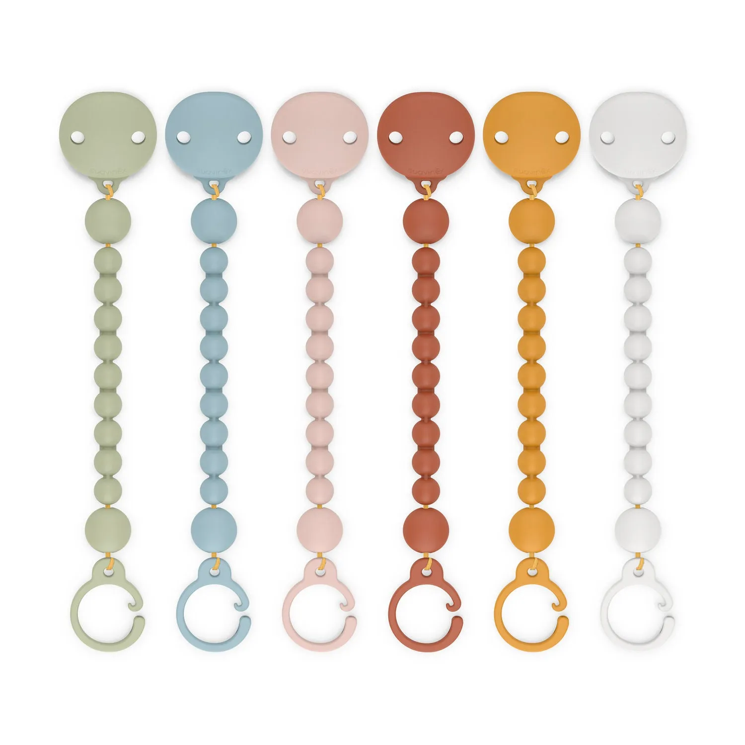 Suavinex Colour Essence Silicone Bobble Soother Clip - Green