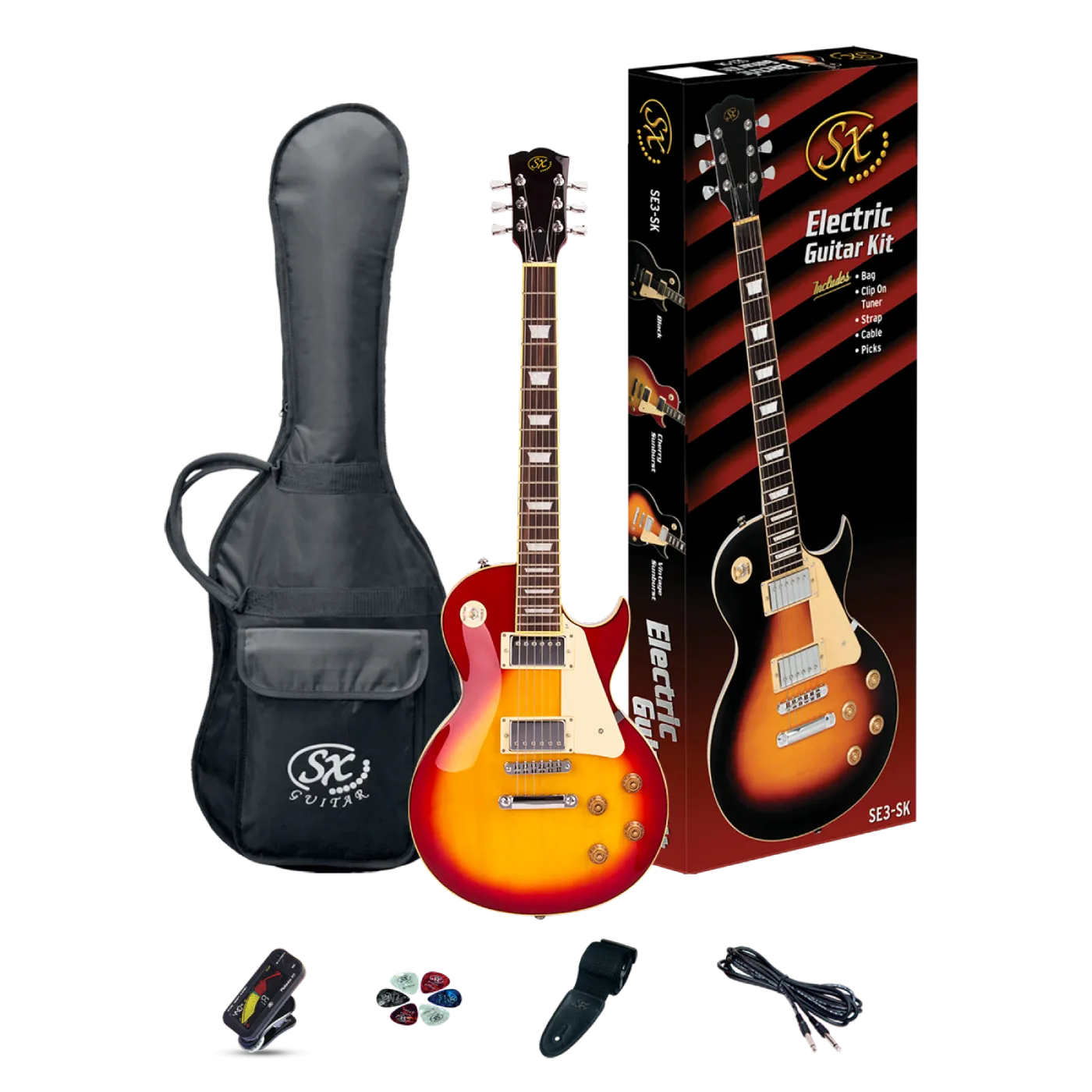 SX Les Paul Electric Guitar Pack