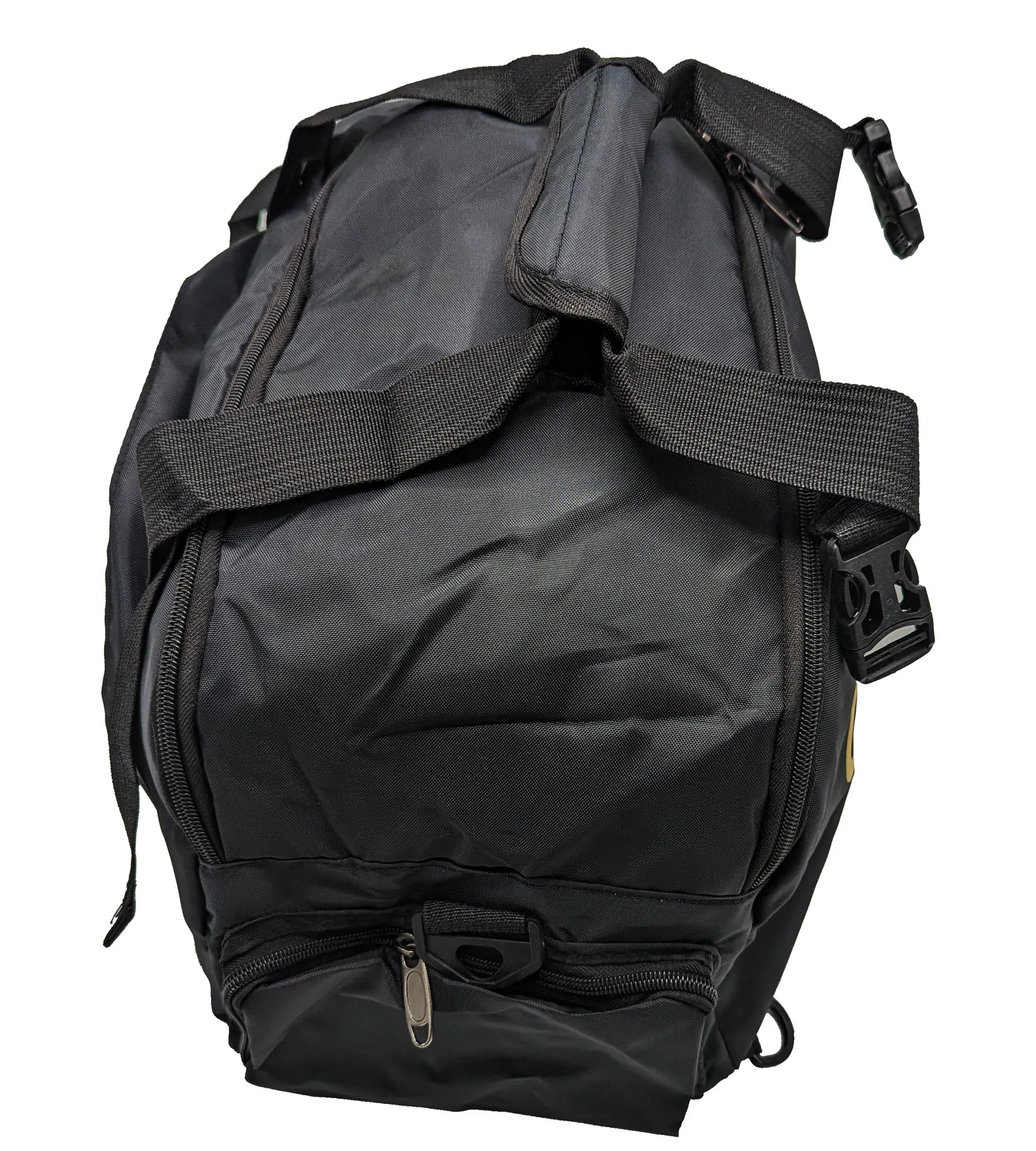 T90 Style 2 in 1 Sports and Travel Bag With Shoe Compartment - Black