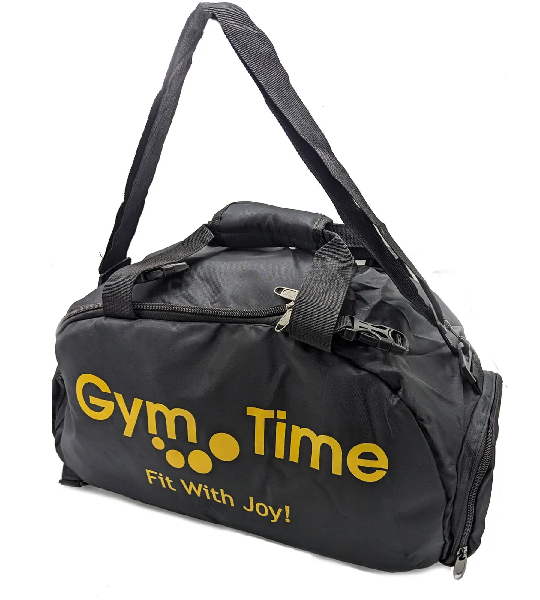 T90 Style 2 in 1 Sports and Travel Bag With Shoe Compartment - Black