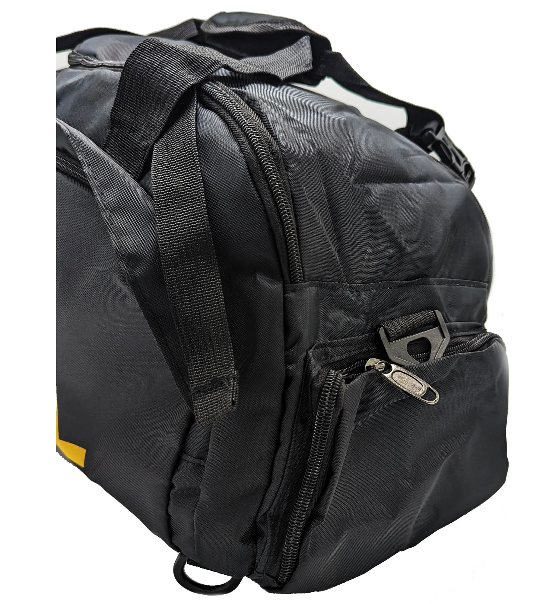 T90 Style 2 in 1 Sports and Travel Bag With Shoe Compartment - Black