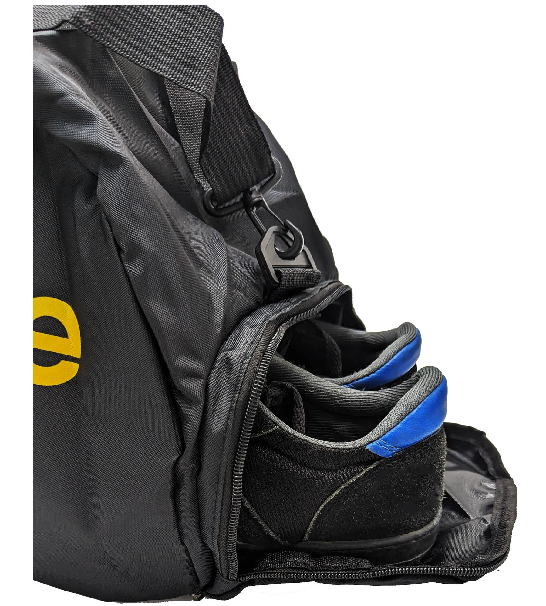 T90 Style 2 in 1 Sports and Travel Bag With Shoe Compartment - Black