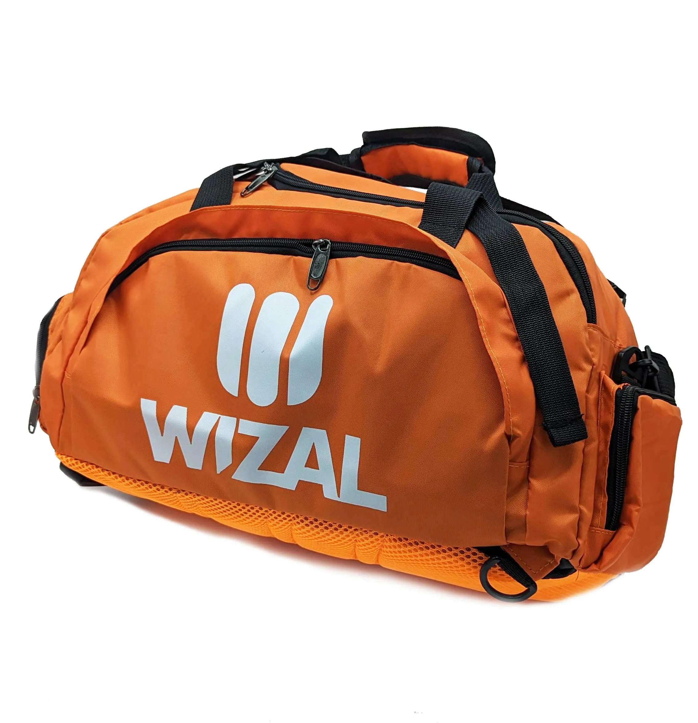 T90 Style 2 in 1 Sports and Travel Bag With Shoe Compartment - Orange