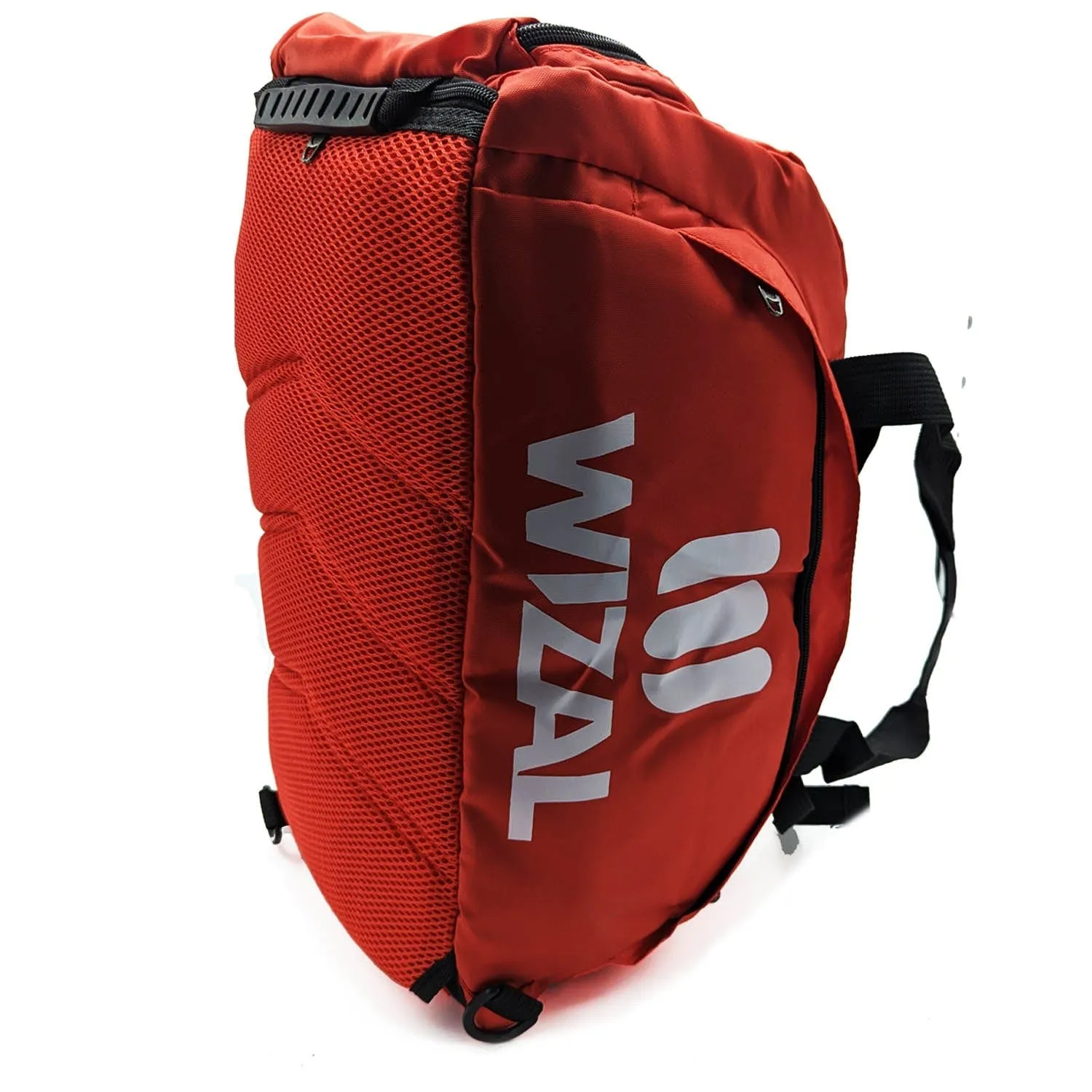 T90 Style 2 in 1 Sports and Travel Bag With Shoe Compartment - Red