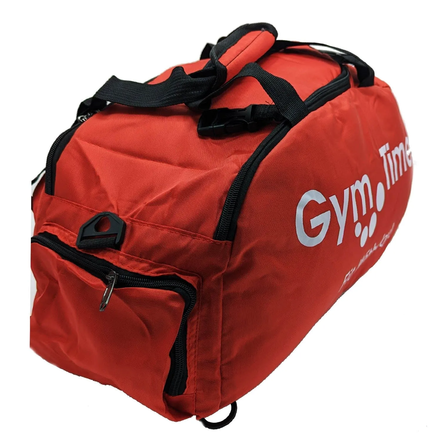 T90 Style 2 in 1 Sports and Travel Bag With Shoe Compartment - Red