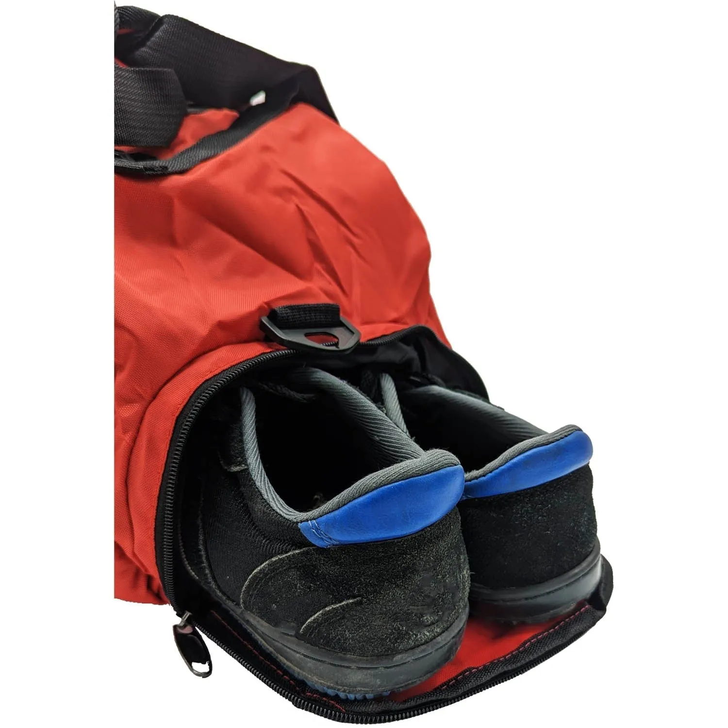 T90 Style 2 in 1 Sports and Travel Bag With Shoe Compartment - Red
