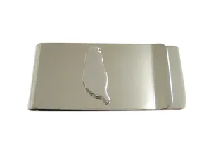 Taiwan Map Shape Money Clip
