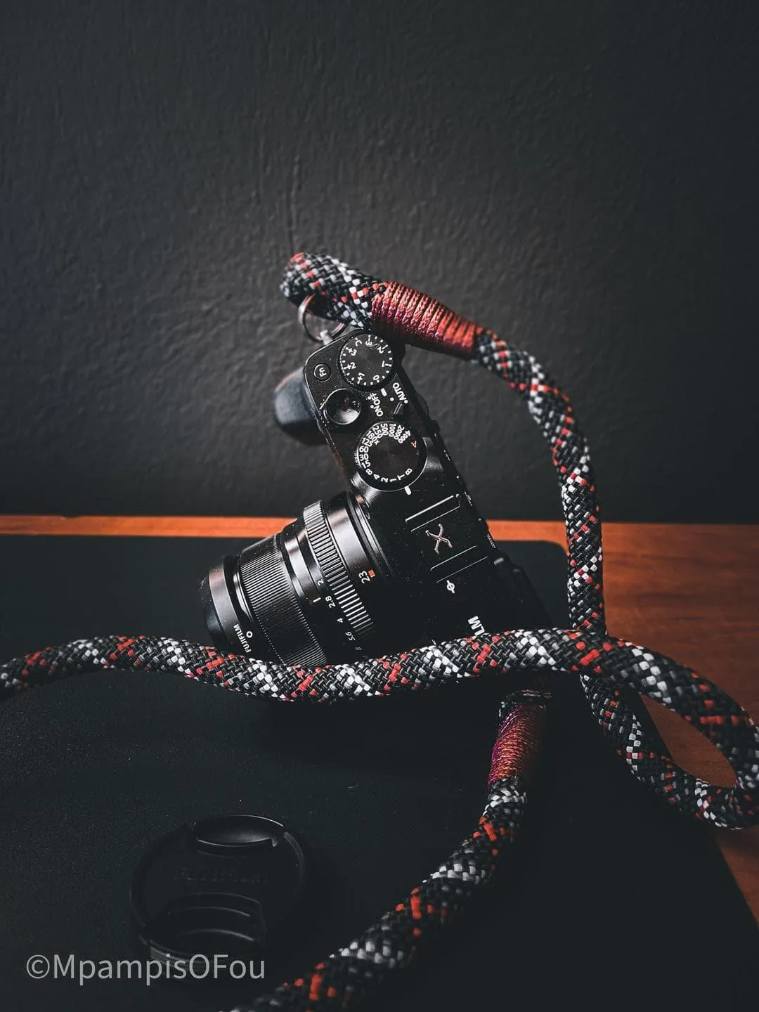 Tartan Black Camera Strap