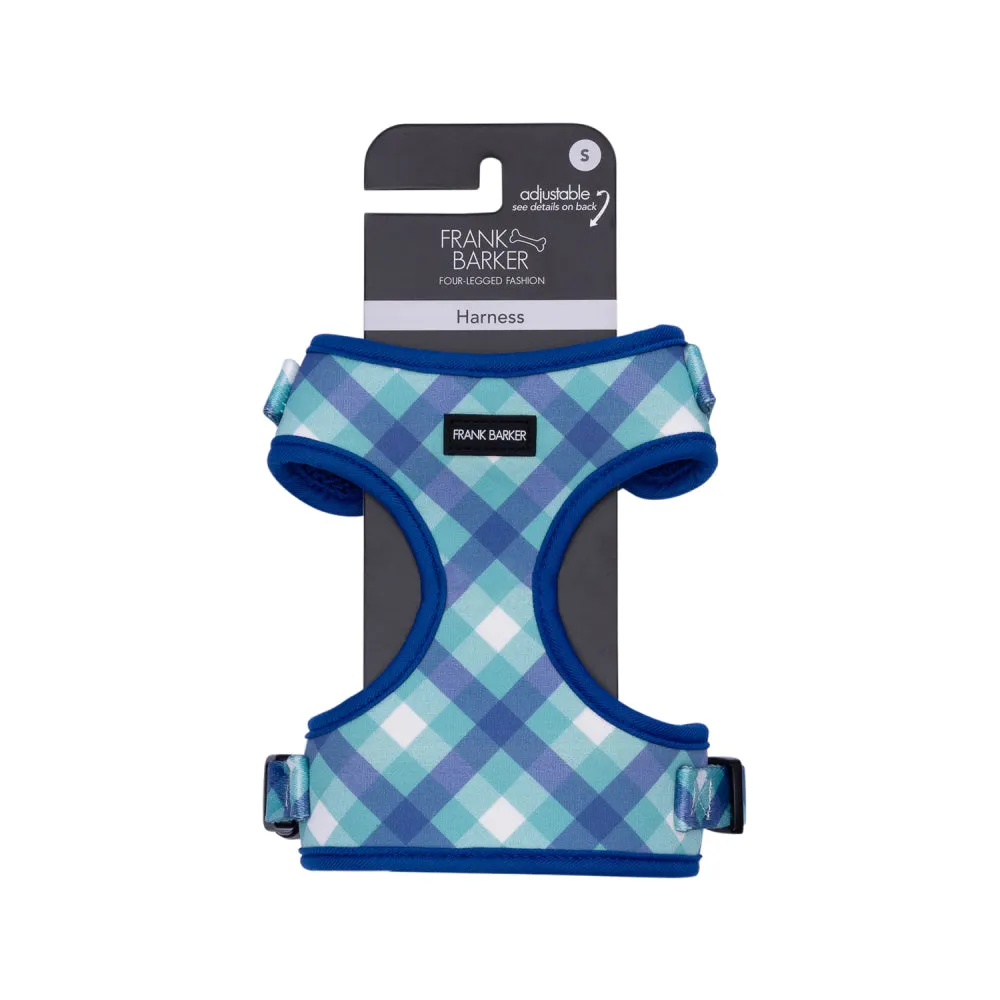 Teal Gingham Harness