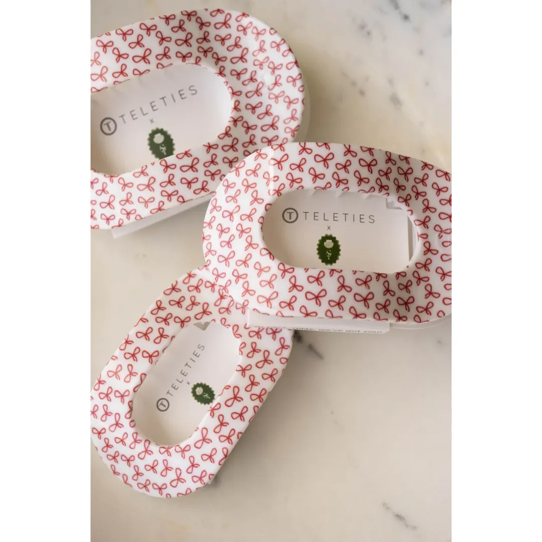 Teleties Shimmer Medium Flat Round Hair Clip