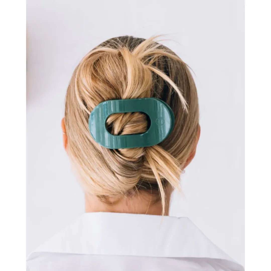 Teleties Shimmer Medium Flat Round Hair Clip