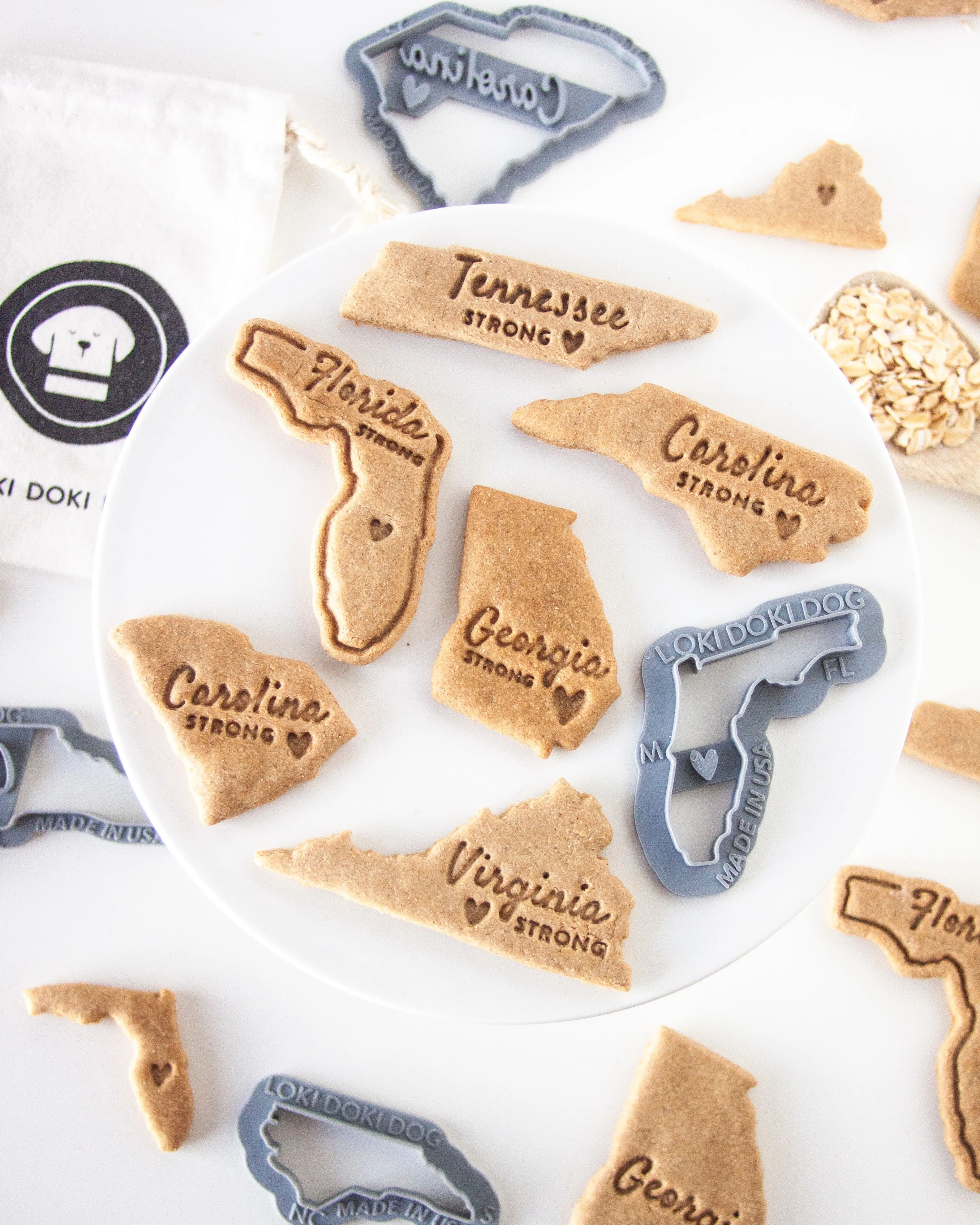 Tennessee State Shaped Cookie Cutter (Multiple Styles Available)
