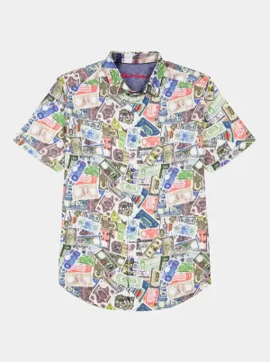 The Heist Short Sleeve Button Down Shirt