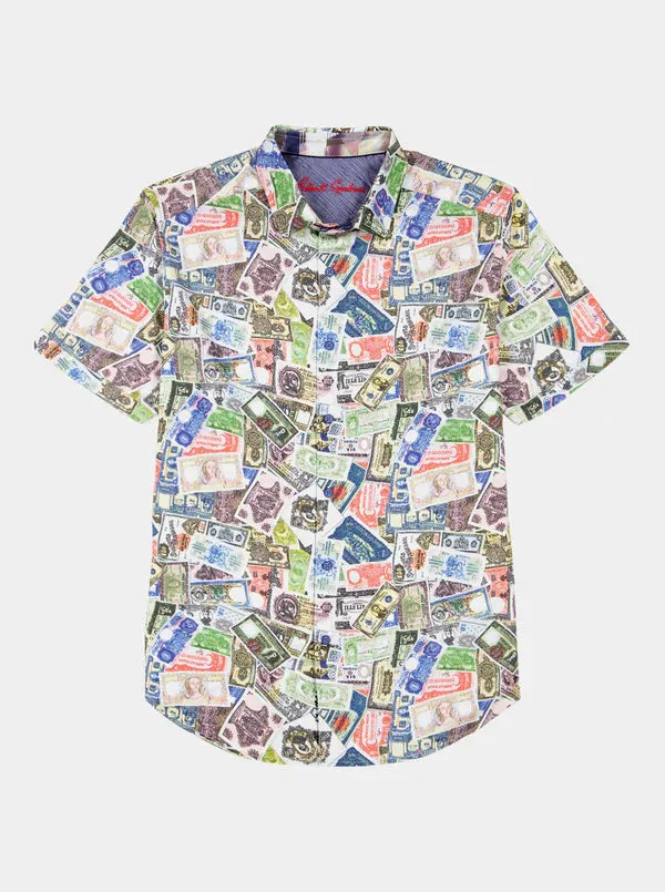The Heist Short Sleeve Button Down Shirt