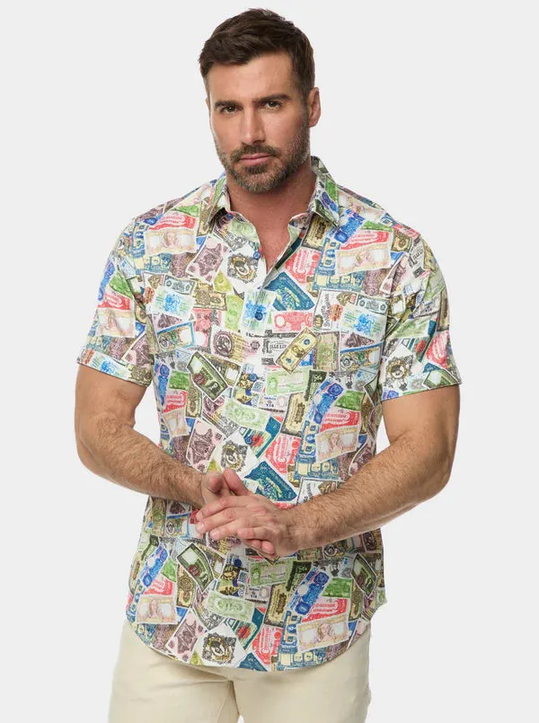 The Heist Short Sleeve Button Down Shirt