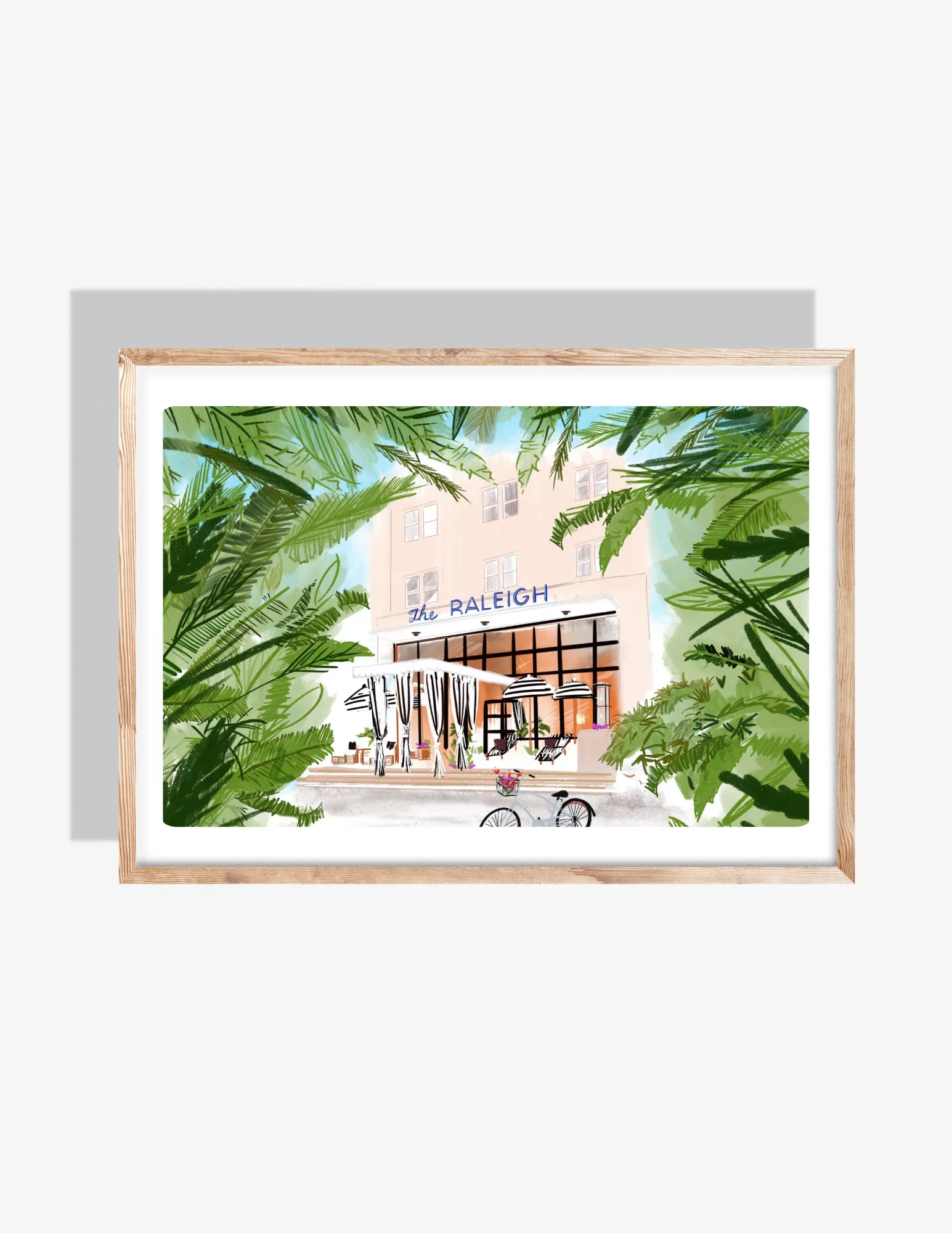 THE RALEIGH, MIAMI - Art Print