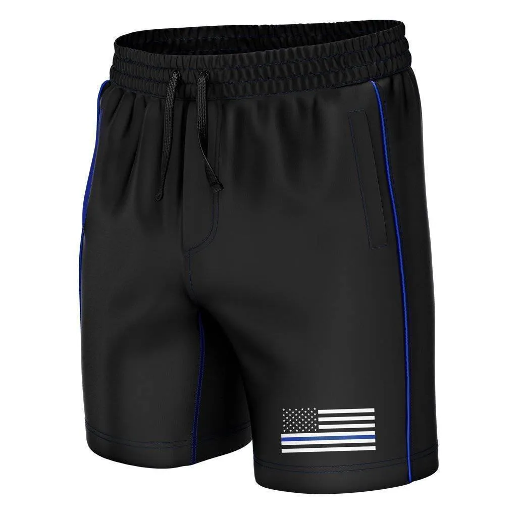 Thin Blue Line Swim Trunks