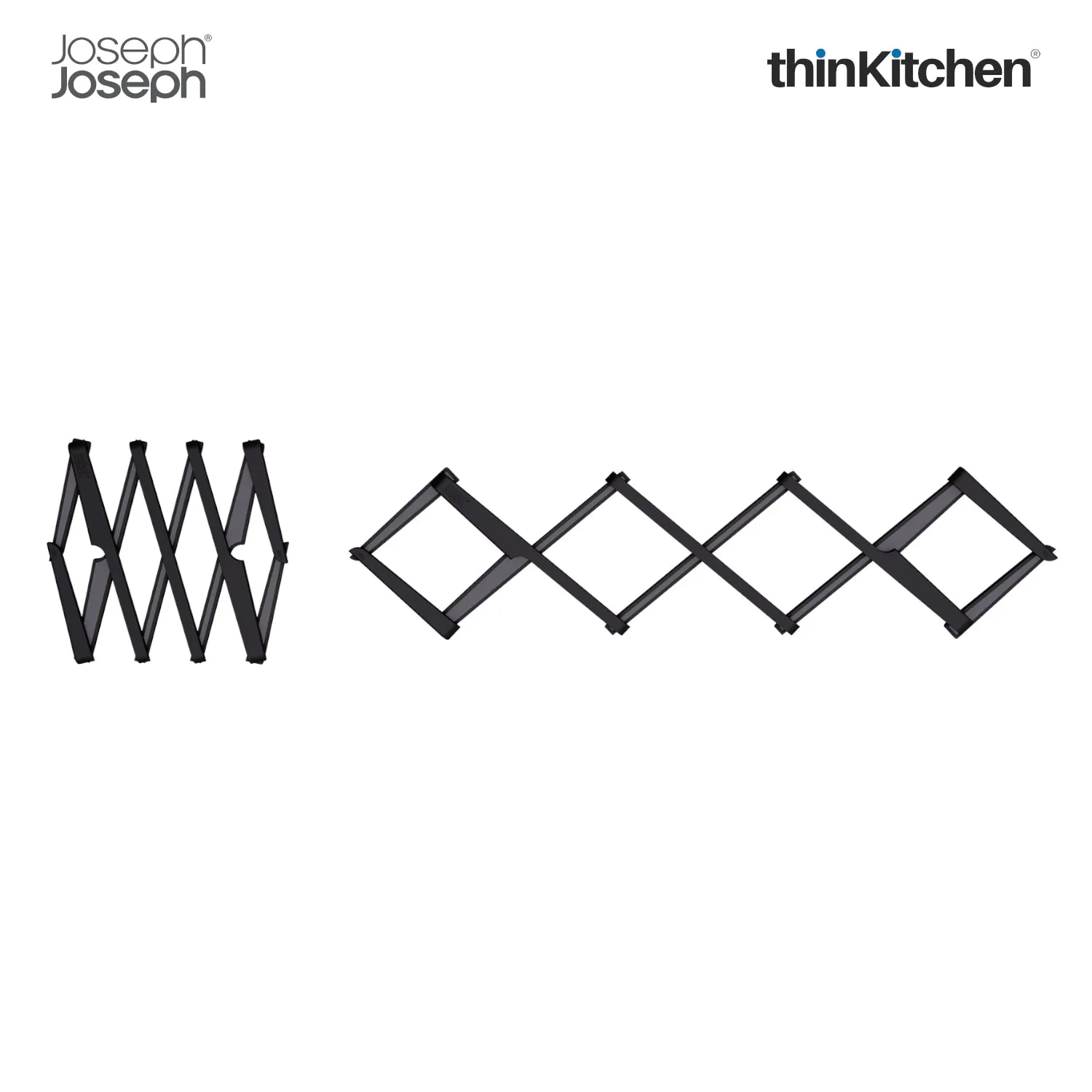 thinKitchen™ Joseph Joseph Stretch Expandable Trivet - Black