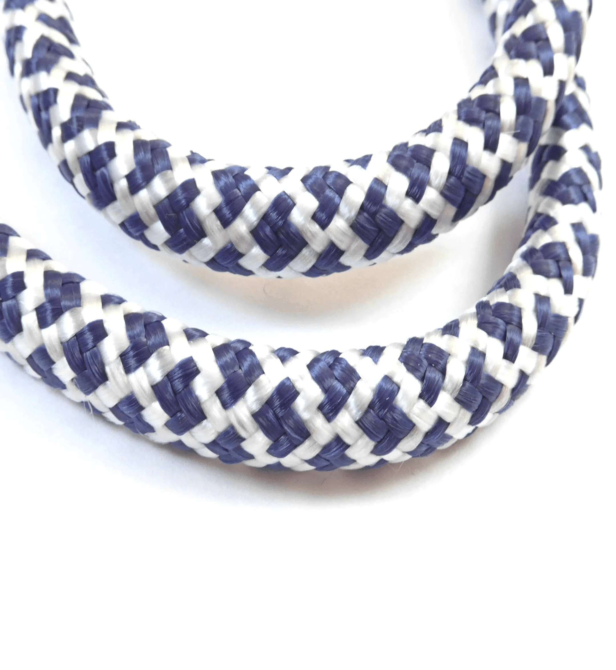 Tiled  Blue/White Dog Leash