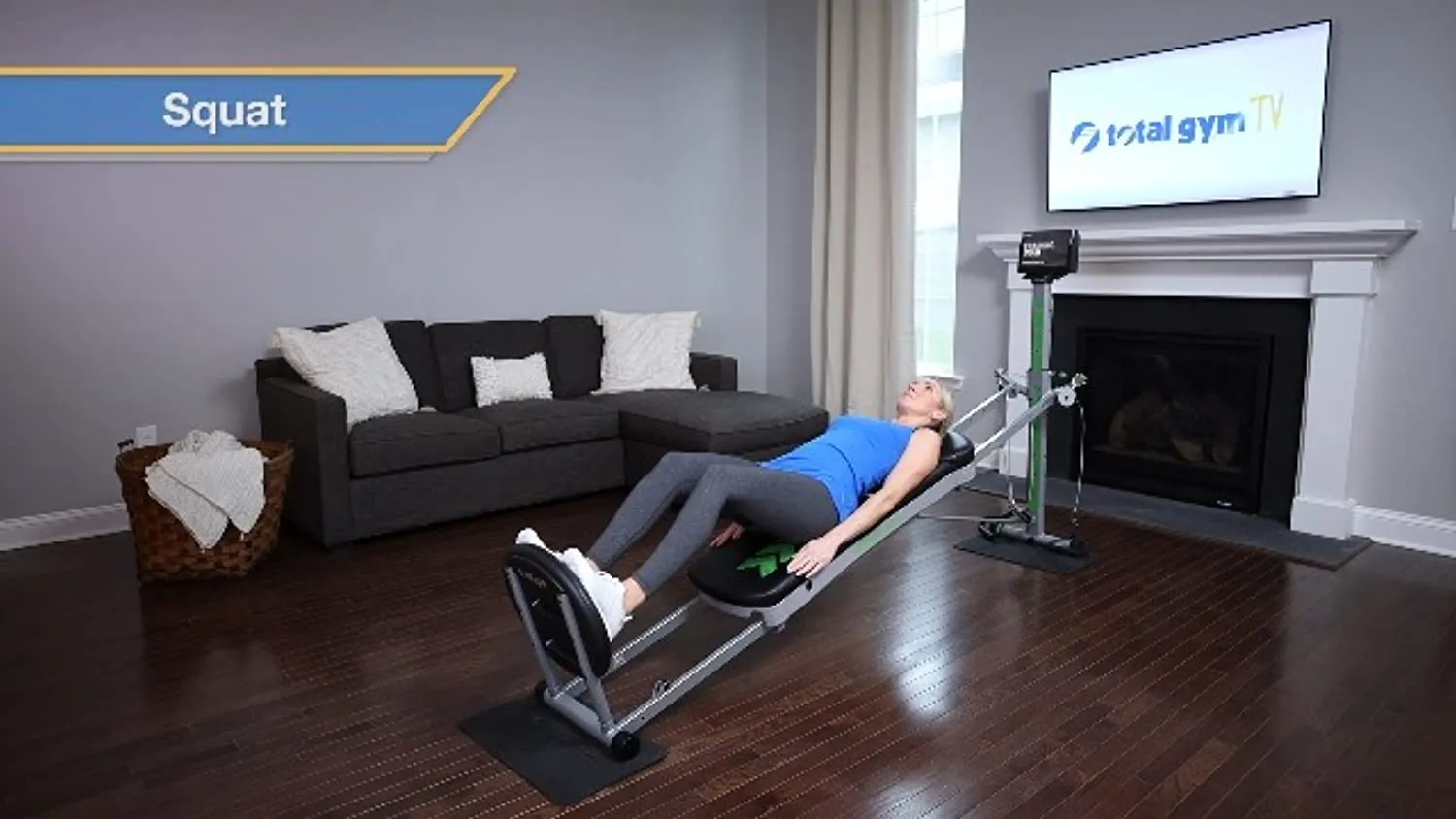 Total Gym APEX Versatile Indoor Home Workout Total Body Strength Training Fitness Equipment with up to 10 Levels of Resistance and Attachments