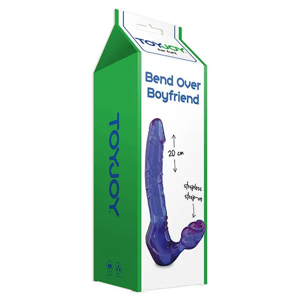 Toy Joy Bend Over Boyfriend Strapless Strap On Purple