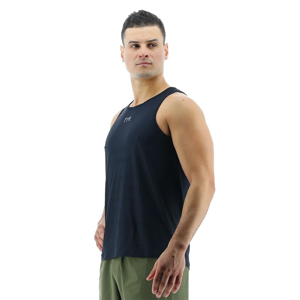 TYR Airtec™ Men's Tank - Solid Black