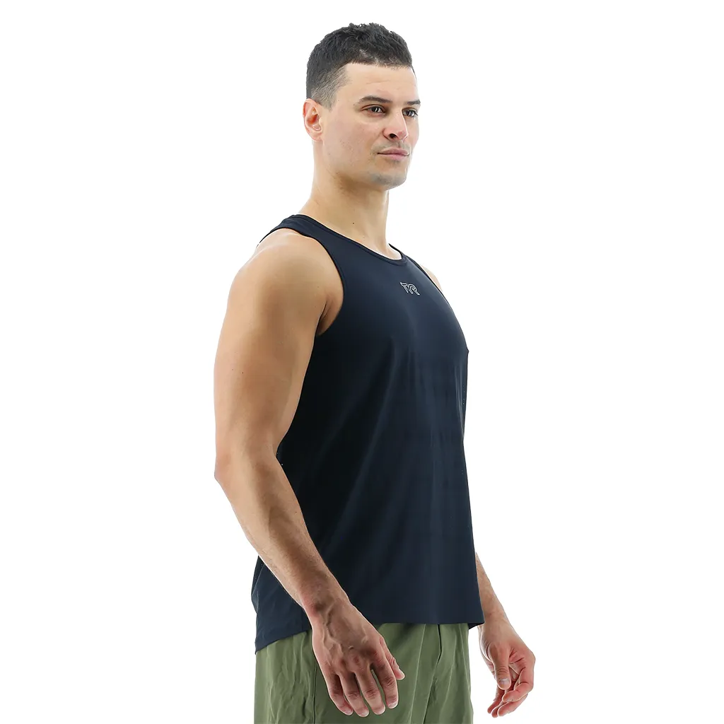 TYR Airtec™ Men's Tank - Solid Black