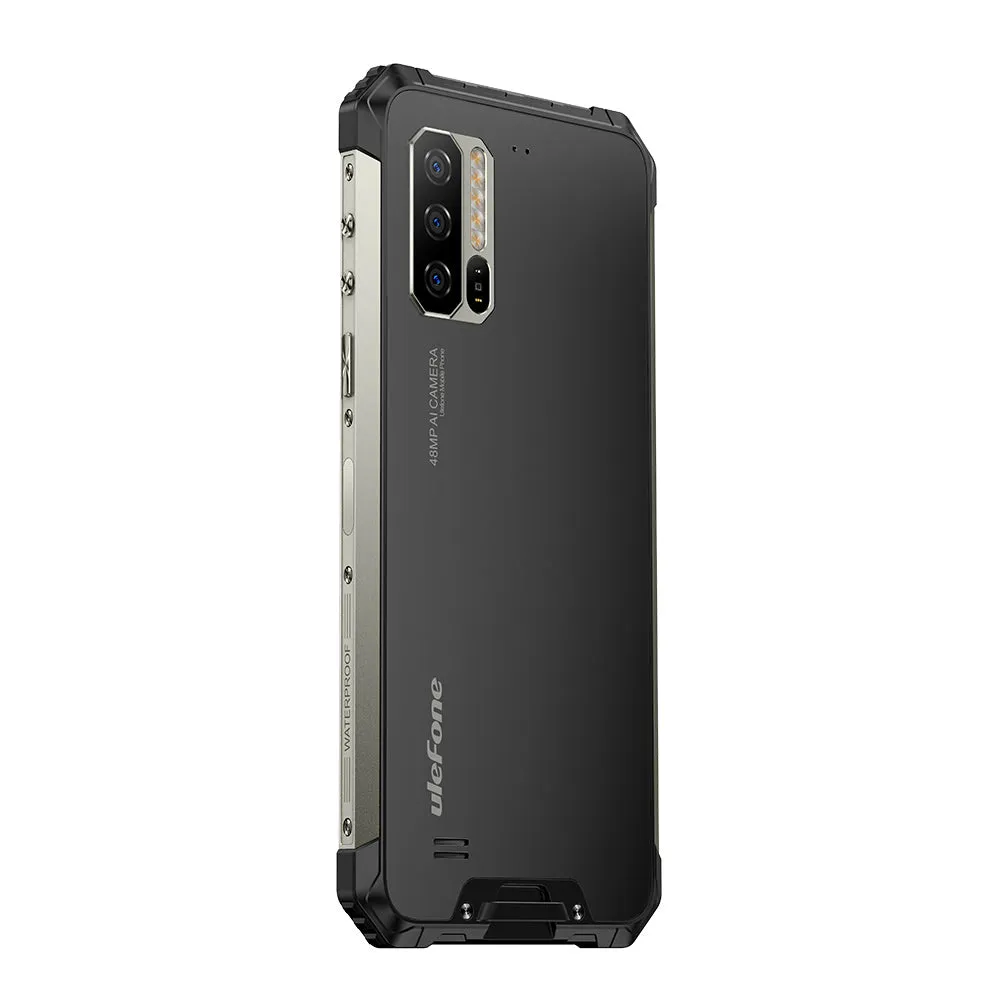 Ulefone Armor 7E Mobile Phone IP68 Rugged Smartphone 4GB 128GB Waterproof Android 9.0 NFC AI Camera Wireless Phone black_European version