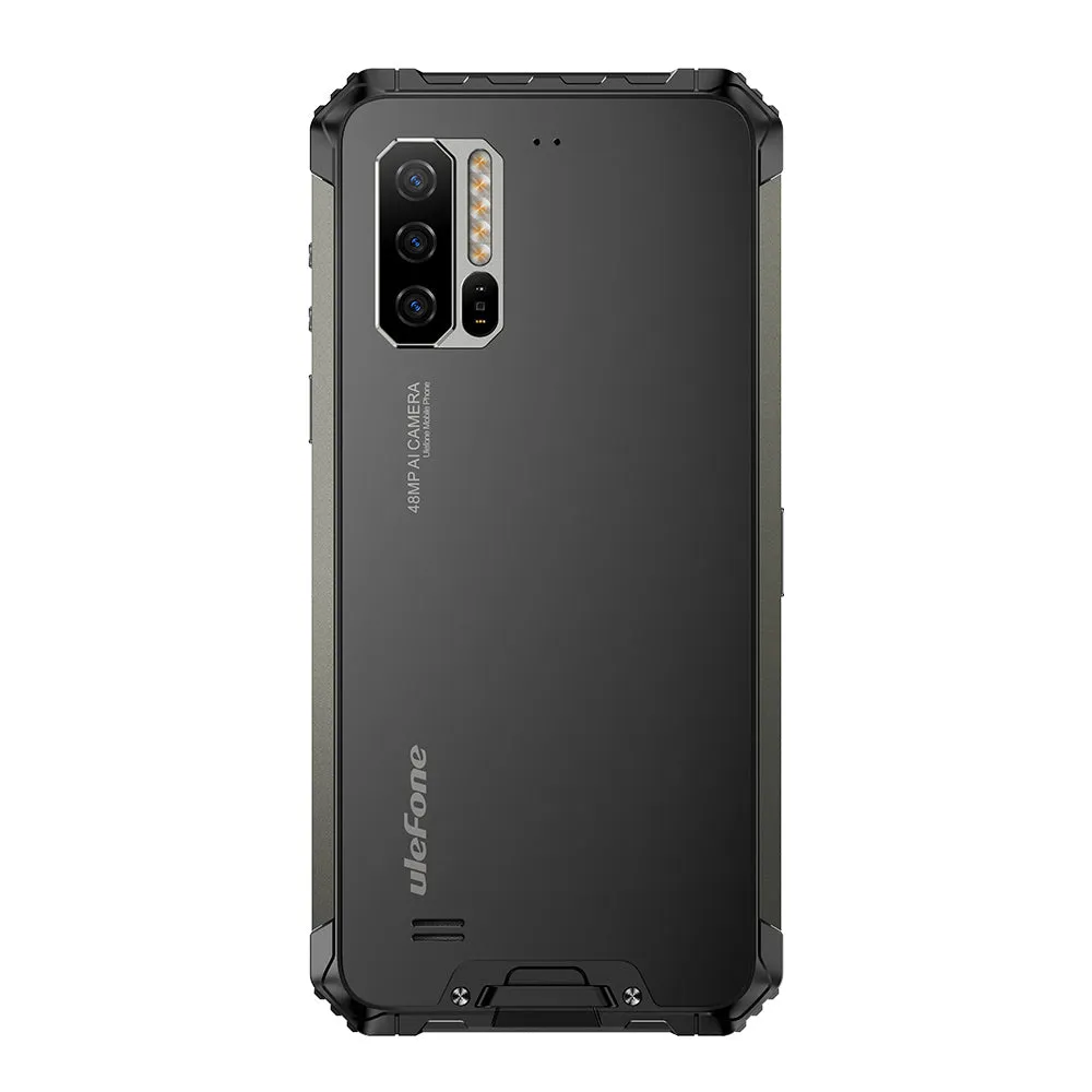 Ulefone Armor 7E Mobile Phone IP68 Rugged Smartphone 4GB 128GB Waterproof Android 9.0 NFC AI Camera Wireless Phone black_Non-European version