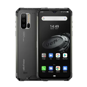 Ulefone Armor 7E Mobile Phone IP68 Rugged Smartphone 4GB 128GB Waterproof Android 9.0 NFC AI Camera Wireless Phone black_Non-European version