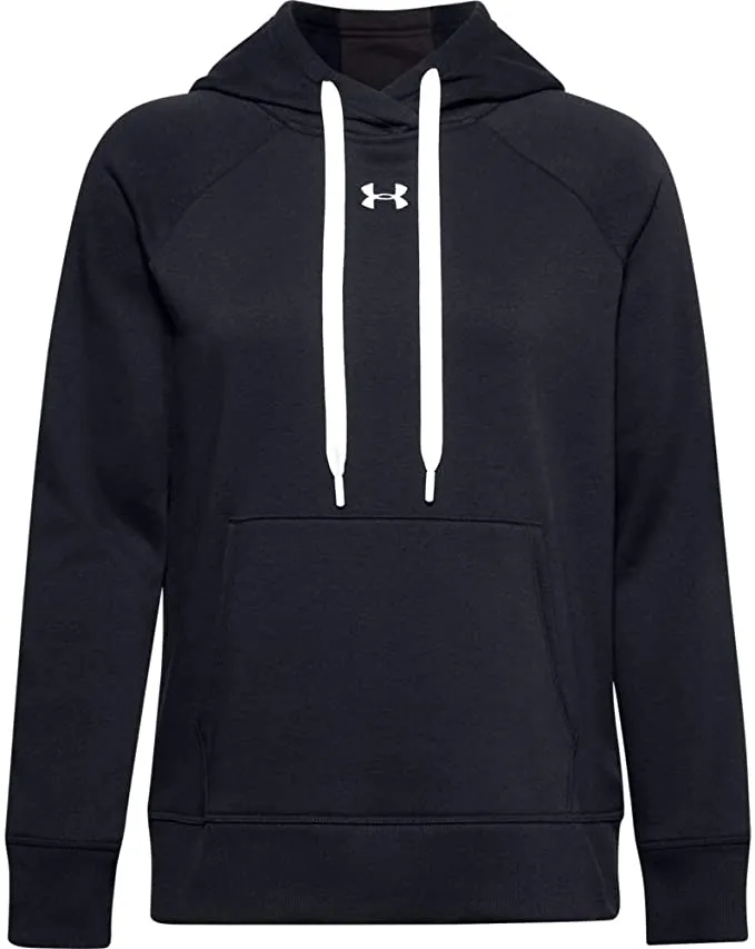 Under Armour Women's Rival Fleece Pull-Over Hoodie Black - XXL