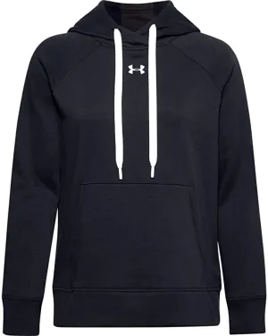 Under Armour Women's Rival Fleece Pull-Over Hoodie Black - XXL