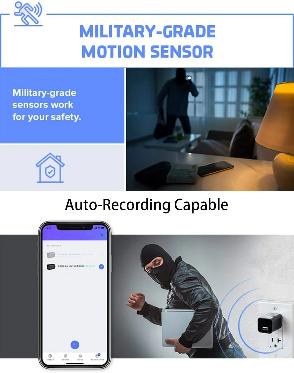 USB Charger Spy Cam