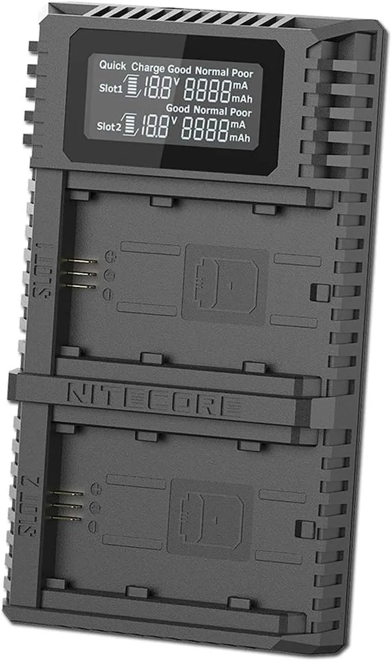 USN4 Pro Digital Quickcharge 2.0 USB Battery Charger Compatible with Sony NP-FZ100 Batteries