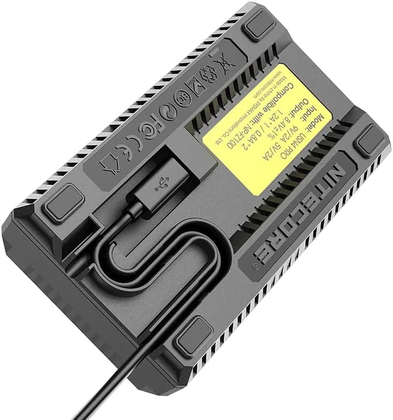 USN4 Pro Digital Quickcharge 2.0 USB Battery Charger Compatible with Sony NP-FZ100 Batteries