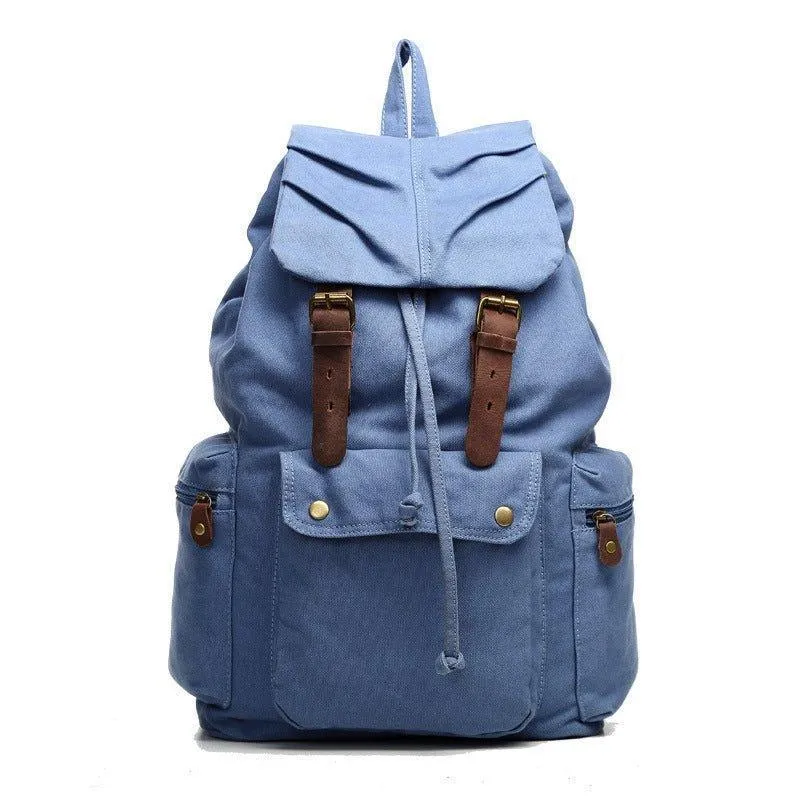 Vintage Cotton Canvas Rucksack Backpack