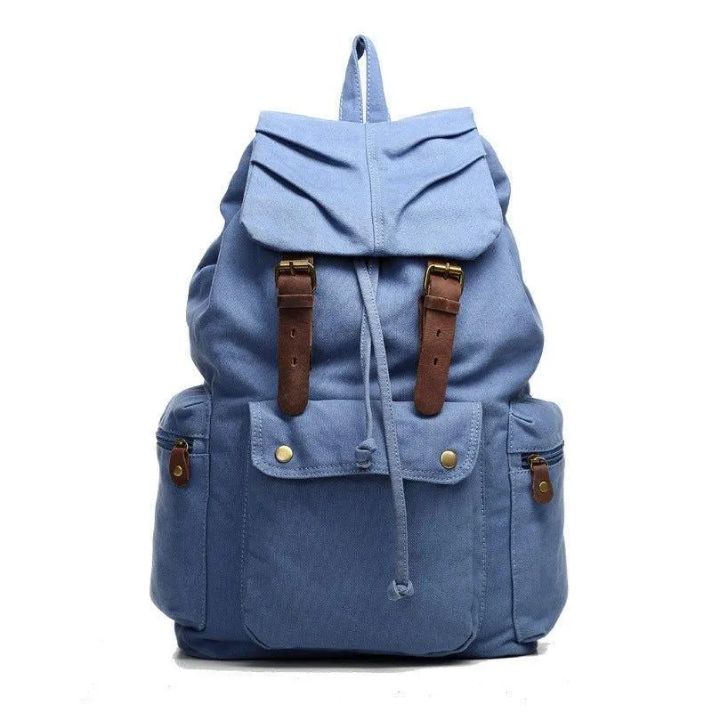 Vintage Cotton Canvas Rucksack Backpack