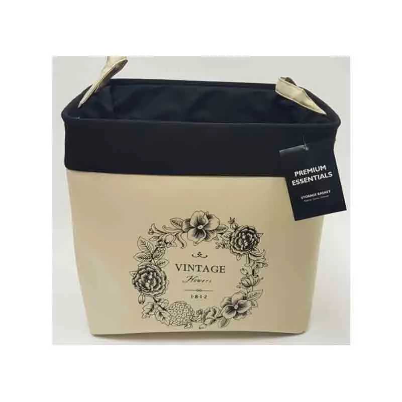 Vintage Rectangular Basket Medium H-QNDF002-M