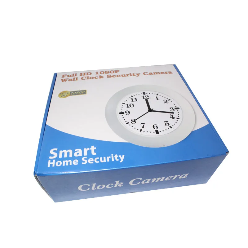 Wall Clock Security Camera PIR Motion Detection Video Recorder 1080p HD Ultra Long Battery Standby