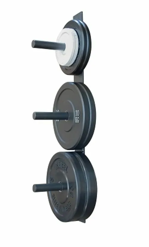 Wall Mounted Bumper Plate Storage Rack | 100kg Load Capacity