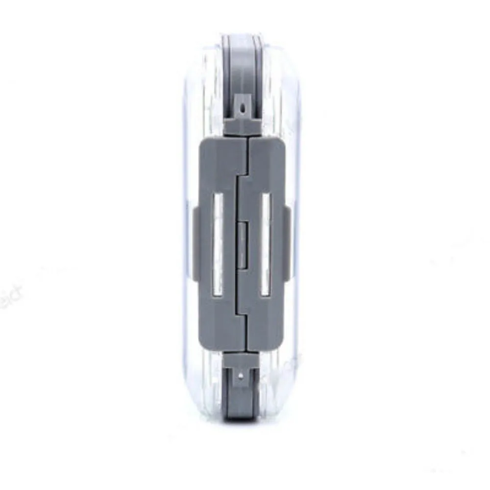 Waterproof double-sided Jig/Fly box with silicone insert