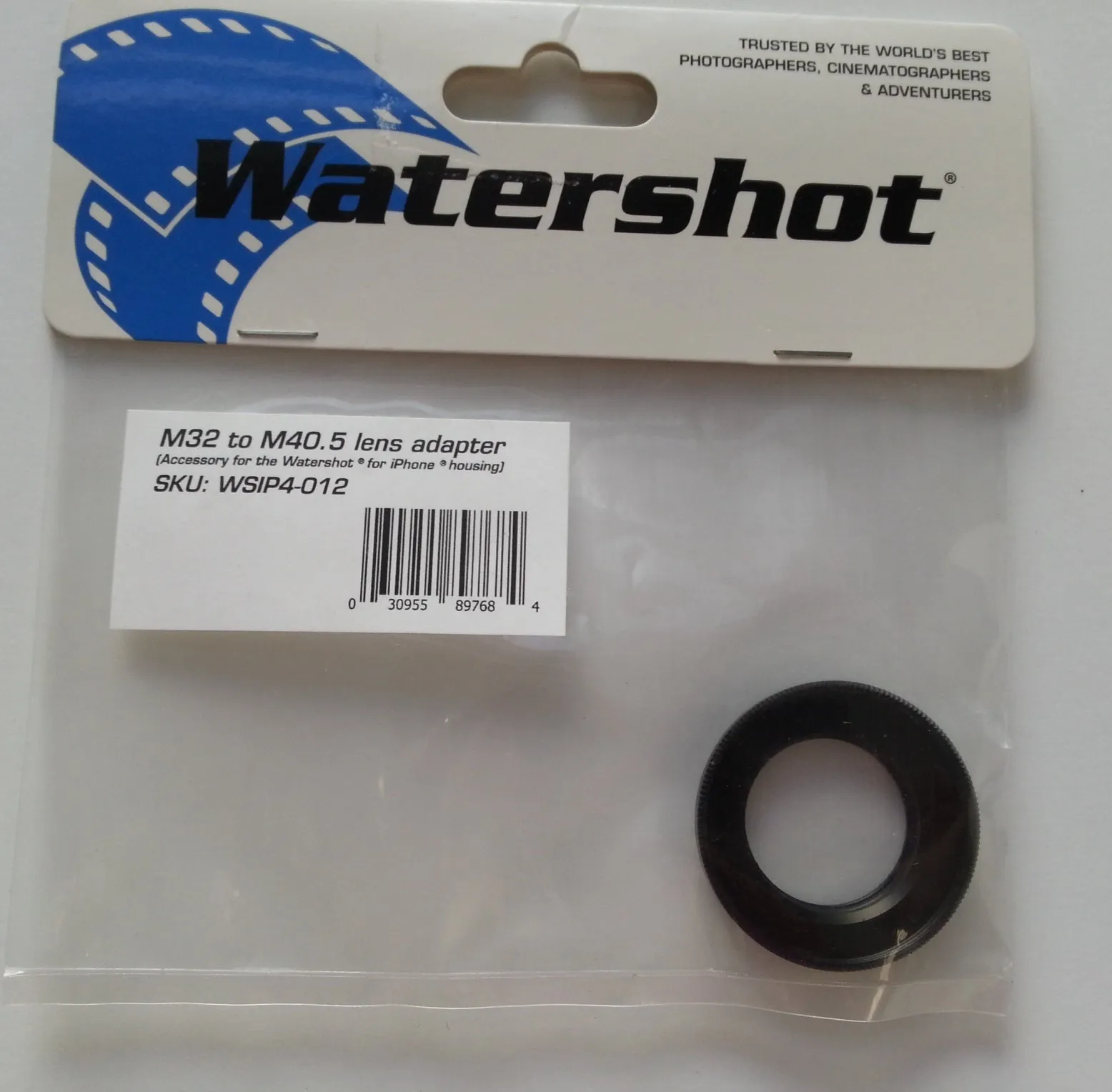 Watershot iPhone 4 Olympus Lens Adapter M32 to M40.5