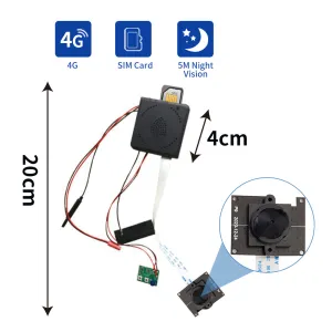 Wireless WiFi & 4G Camera Security Module for DIY Surveillance