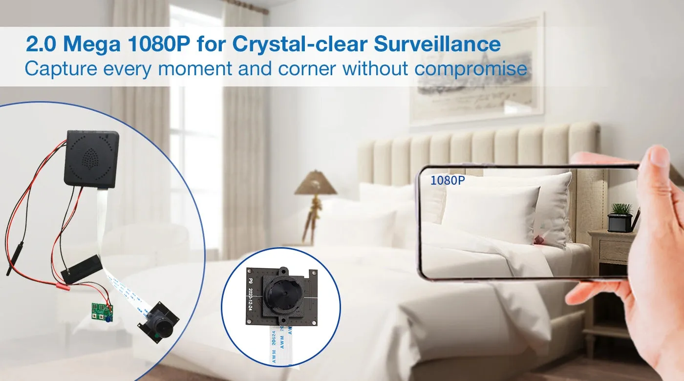 Wireless WiFi & 4G Camera Security Module for DIY Surveillance