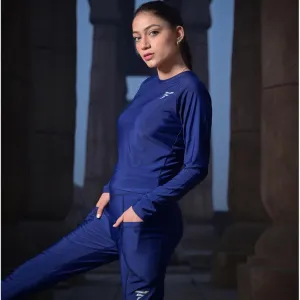 Women's Navy Trendy Tracksuit