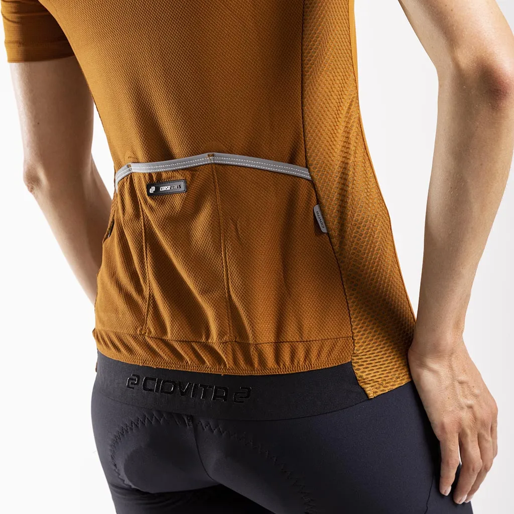 Women's Nucleo Sport Fit Jersey (Rust)