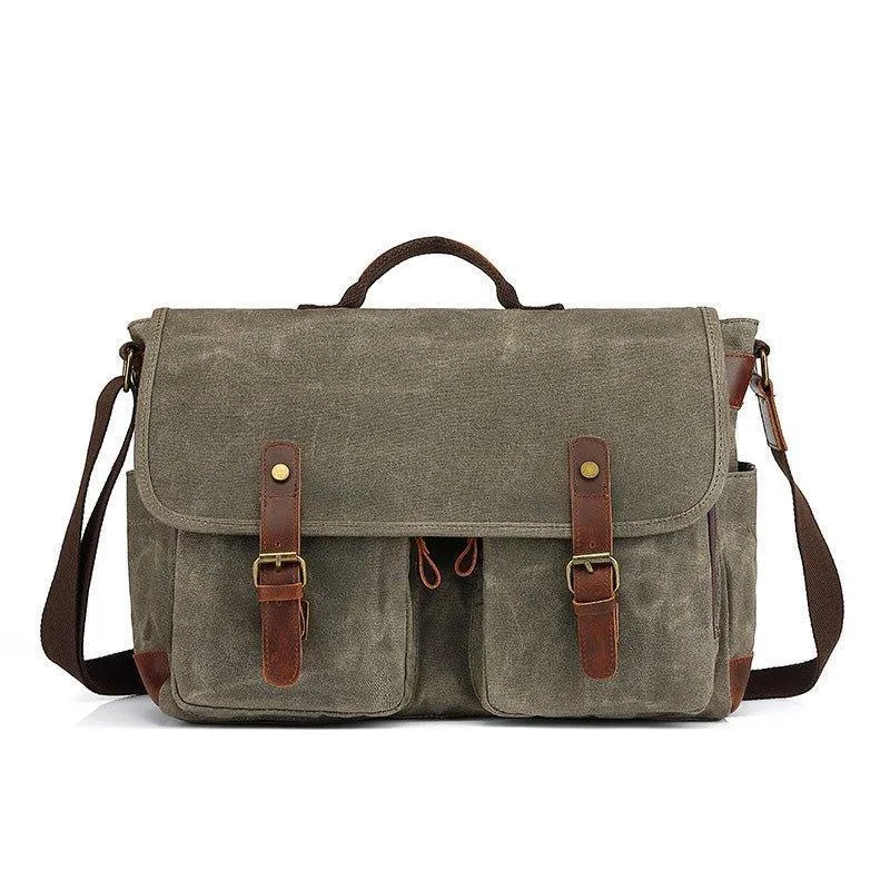 Woosir Mens Work Bag Messenger Fit Laptop 15.6"