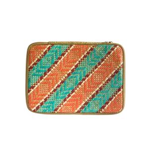 Woven Abre Tikog Grass Laptop Sleeve in Amakan
