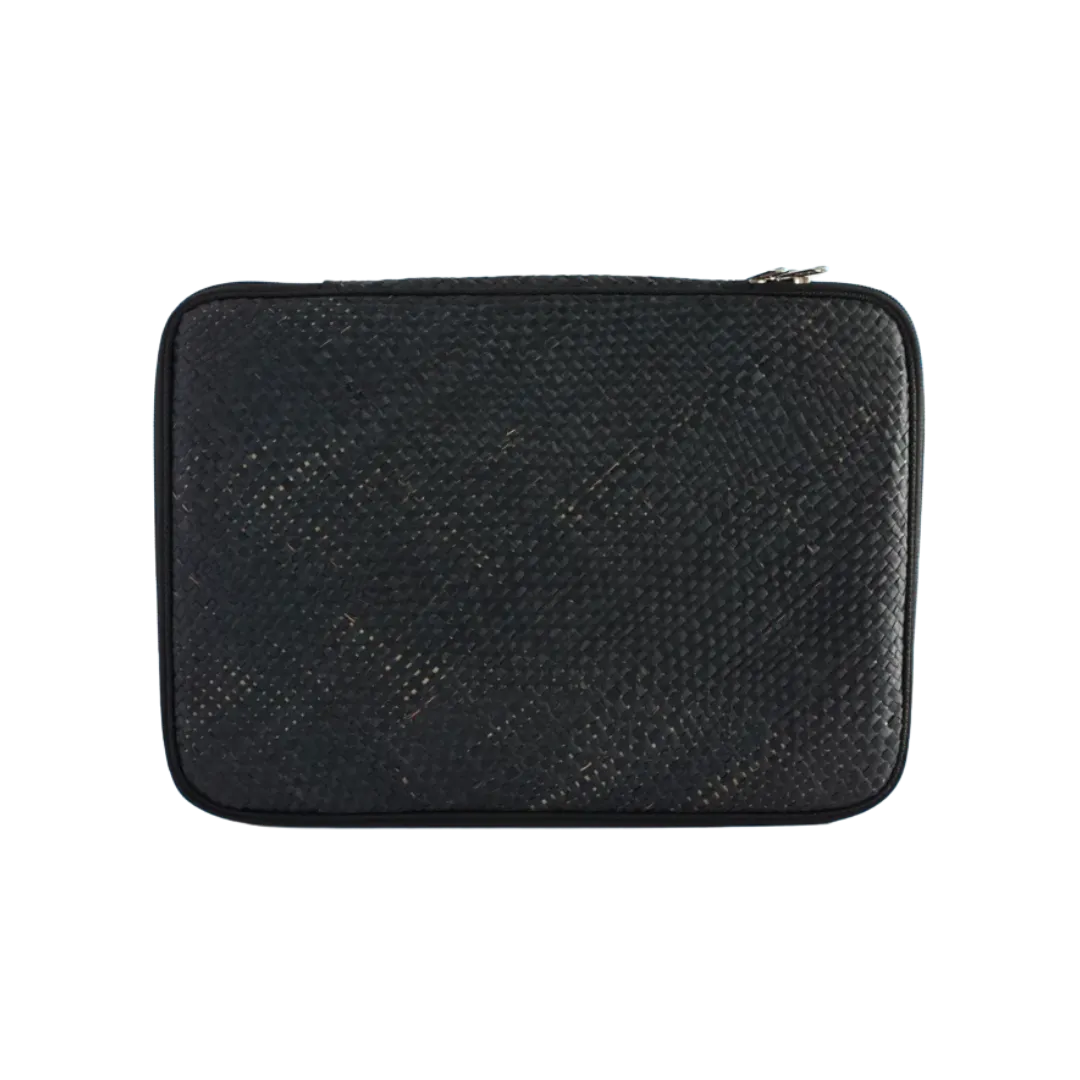 Woven Abre Tikog Grass Laptop Sleeve in Layunin